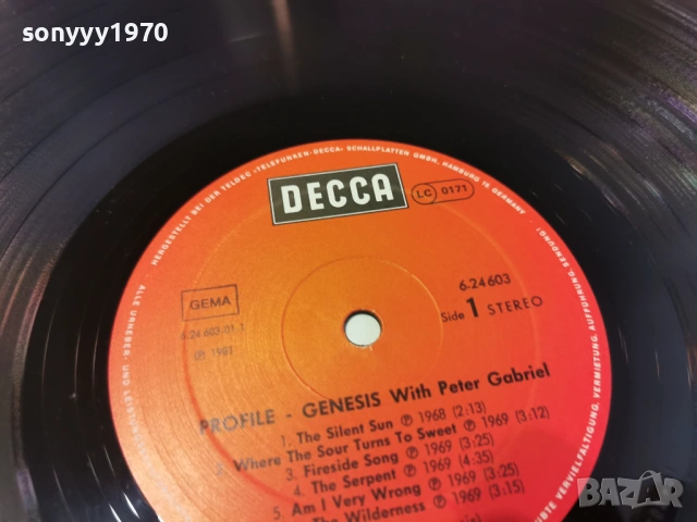 GENESIS ORIGINAL-ВНОС GERMANY 0205261920L1, снимка 16 - Грамофонни плочи - 54391543