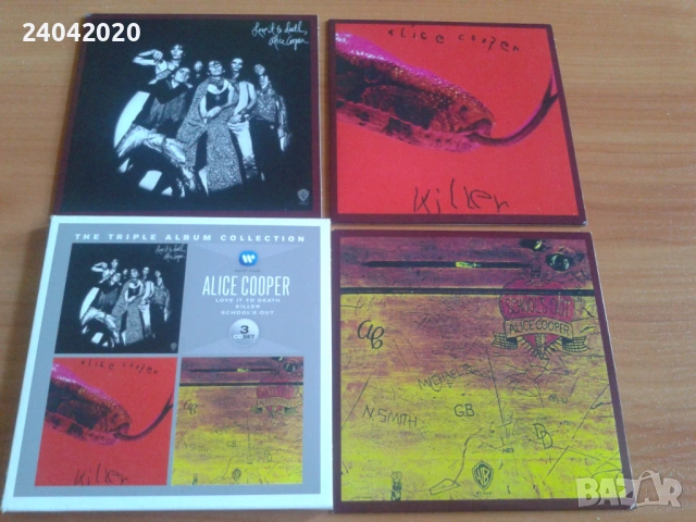Alice Cooper – The Triple Album Collection 3CD pack оригинални дискове