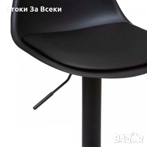 Модерен бар стол с метална основа и комфортен дизайн, снимка 6 - Столове - 54568496
