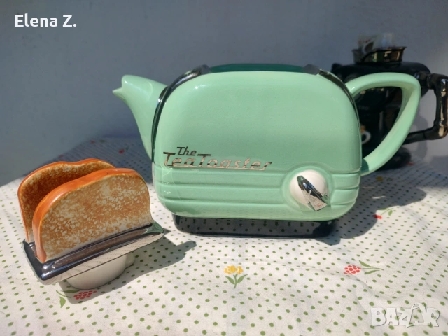 Уникален чайник - тостер - Tea Toaster винтидж от Англия, снимка 6 - Други - 54235945