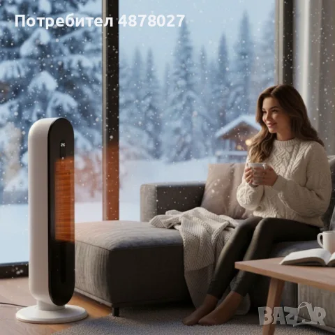 Hotvex Tower Heater  – Вертикалният отоплител, който стопля дома ти за минути, без излишен разход на, снимка 3 - Отоплителни печки - 55502251