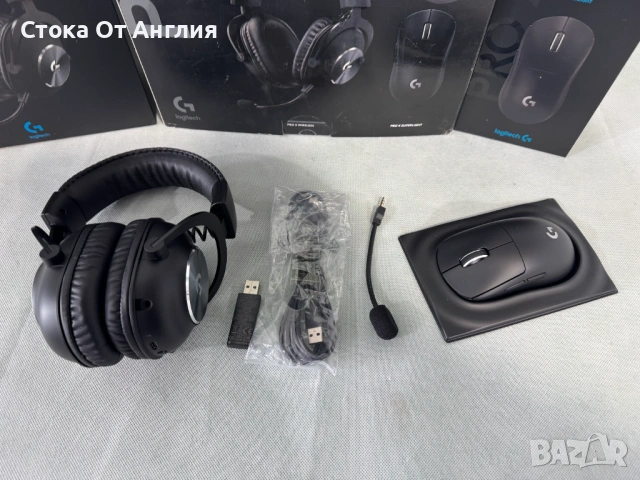 Мишка Logitech G Pro X Superlight и Слушалки Logitech G Pro, снимка 2 - Друга електроника - 49791449