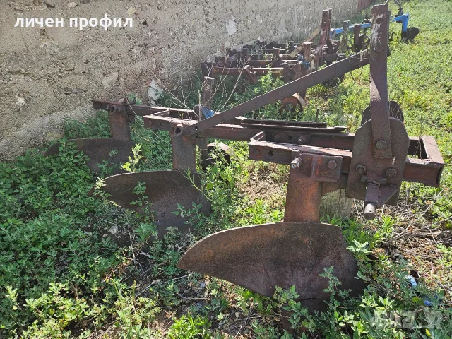 Продавам плуг за трактор 3х30, снимка 3 - Селскостопанска техника - 55675545