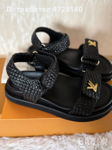 Дамски сандали Louise Vuitton размер 38, снимка 4 - Сандали - 55105447