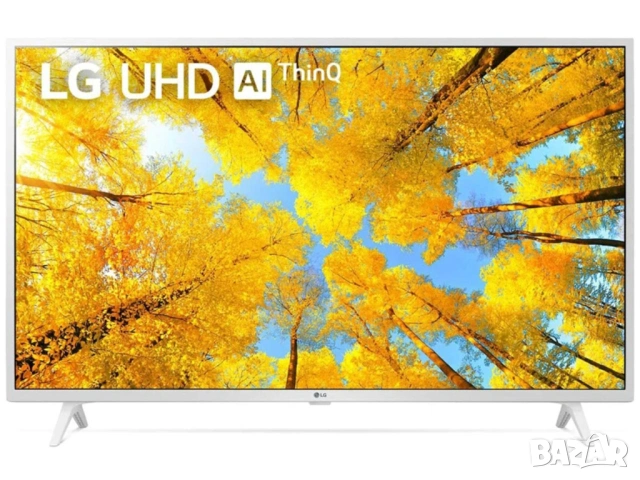 LG 43UQ76903LE 43 4K UHD IPS Smart TV, White (бял), Magic Remote, webOS, Отлично Състояние, снимка 4 - Телевизори - 54442683