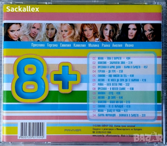 8+ (2006), снимка 3 - CD дискове - 54901077