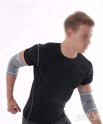 Еластична компресионна ортеза за лакът Amashr 2броя S M L Налакътник Тенис лакът ортеза, снимка 2 - Други - 54110433