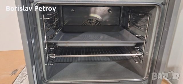 Черна фурна с котлони Сименс, снимка 6 - Печки, фурни - 54275669