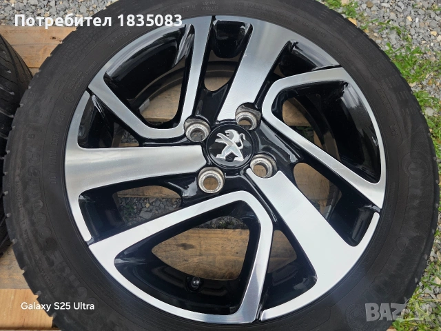 Лети джанти 15ки 4х100 Peugeot, Toyota + летни гуми 165/60/15 Continental, снимка 7 - Гуми и джанти - 54839582
