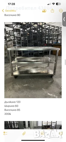 Иноксови работни маси и мивки (нараждаема стомана), снимка 17 - Обзавеждане на кухня - 55391849