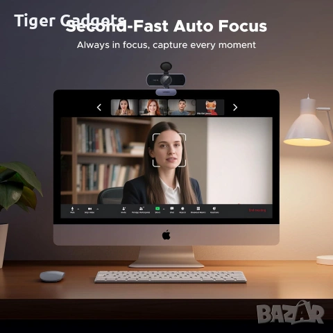 UGREEN 4K Ultra HD Уеб камера с автофокус и микрофон – 4K@30FPS, USB-A и USB-C, снимка 3 - Други - 55027387