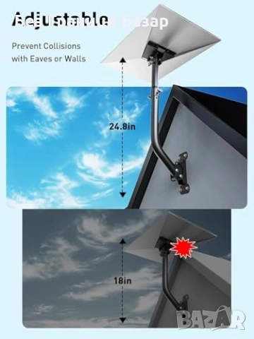 Нова Starlink V3 Gen 3 стойка за стена и тръба, регулируем монтажен адаптер, снимка 3 - Други стоки за дома - 54922964