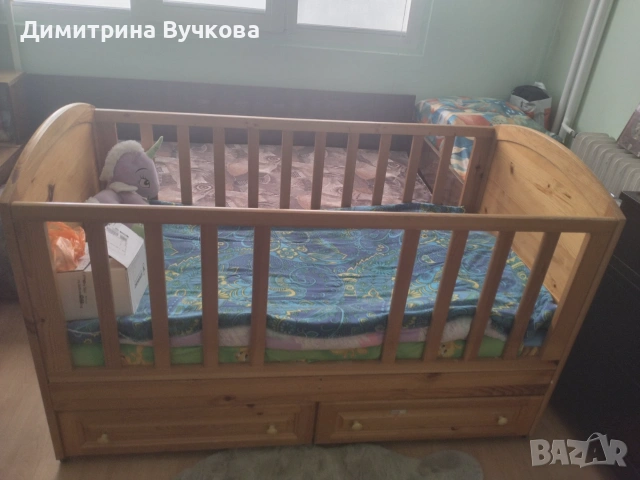 Детска кошара с матрак 