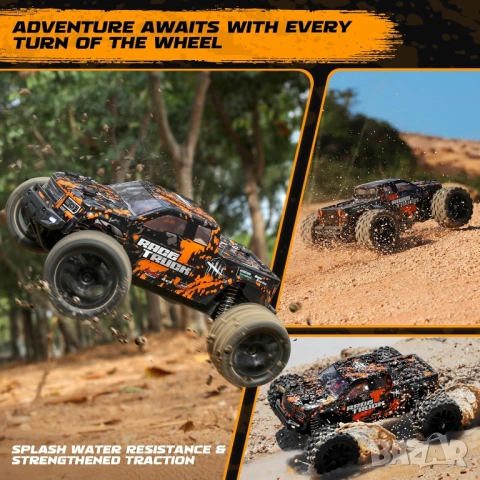БЪРЗА RC car радиоуправляема количка 4x4 40 км ч 2 батерии - бъги или камион - НОВИ, снимка 7 - Електрически играчки - 54479612