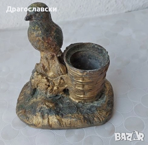 -- Куче мастилница и други стари мастилници, пиле, гълъб, барок, снимка 15 - Други - 49246067