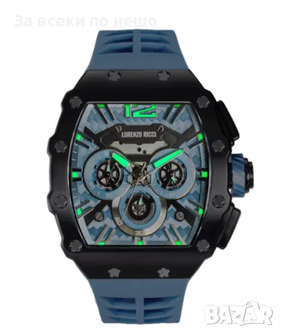 Lorenzo Ricci Polar Frost Мъжки Спортен Часовник С Кварцов Механизъм Код Chronolux34, снимка 2 - Мъжки - 55438939