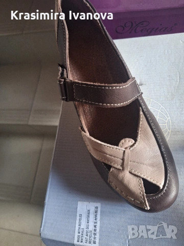 нови обувки естествена кожа 