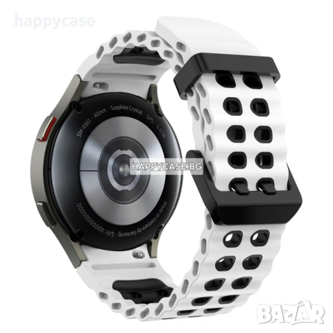 Samsung Galaxy Watch 7 6 5 4 3 / Pro / Classic / FE / MARINE Силиконова каишка, снимка 12 - Каишки за часовници - 54358866