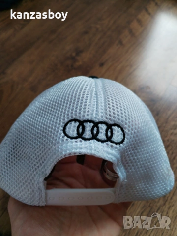 audi cap - страхотна мъжка шапка КАТО НОВА  универсален размер, снимка 6 - Шапки - 54264161