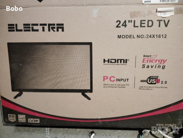 Телевизор ELECTRA LED24 12V, снимка 2 - Телевизори - 54431811