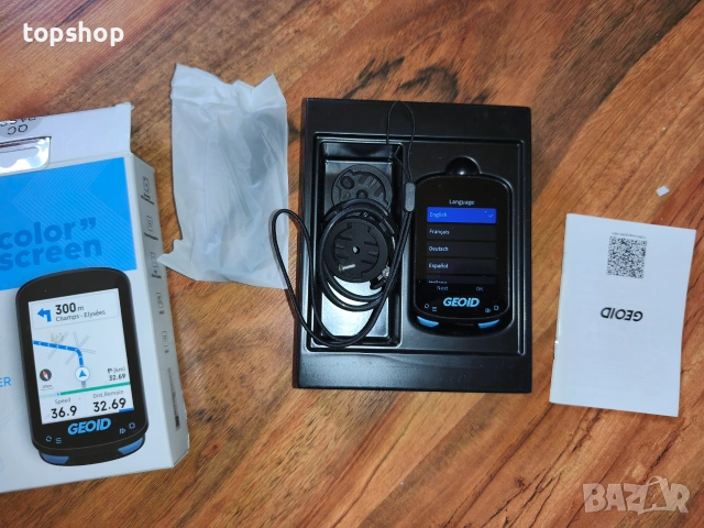 Чисто нов GPS Велокомпютър с Навигация GEOID CC600 (Цветен екран, WiFi, Bluetooth, ANT+)  , снимка 10 - Аксесоари за велосипеди - 55127657