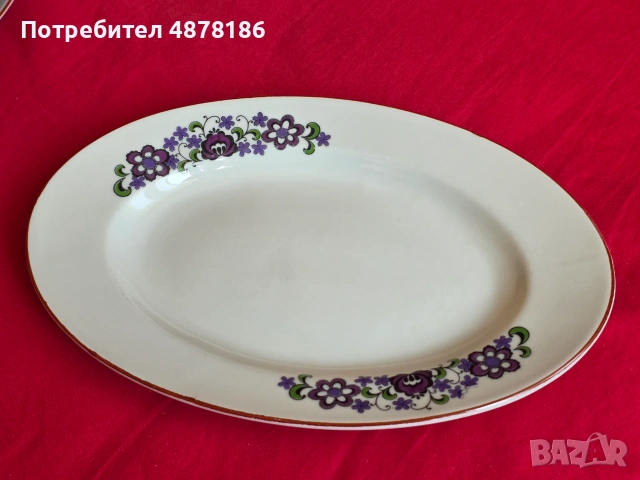 Сервиз от български порцелан, снимка 3 - Сервизи - 55196143