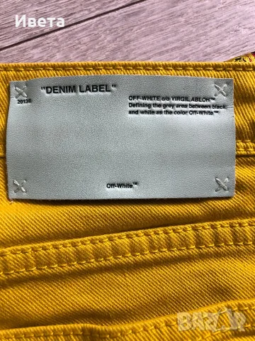 Дамски дънки OFF WHITE VIRGIL ABLOH, снимка 7 - Дънки - 55394197