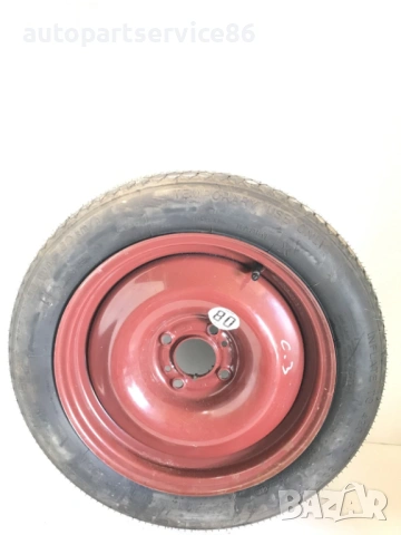 Резервна гума нова за Citroen C3 Pluriel 1.4 HDi (2006) T125/80R15 LHD