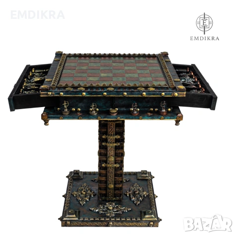 Маса за шах IMPERIUM - Pedestal, снимка 6 - Шах и табла - 54901330