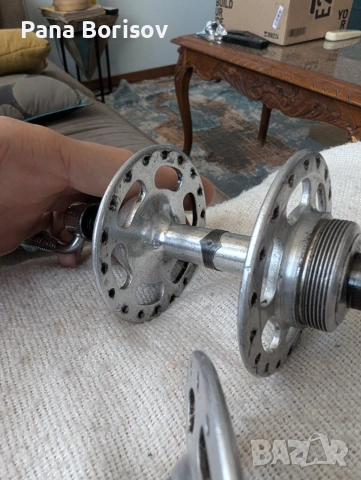 Ретро Шосйни Главини Широк Фланец Campagnolo, снимка 11 - Части за велосипеди - 55247389