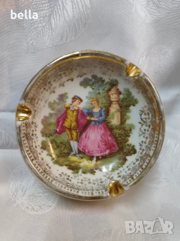 Винтидж видински порцелан – Пепелник Ромео и Жулиета