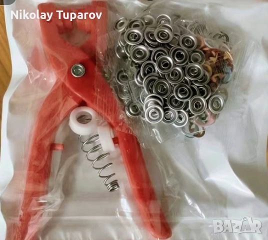 Комплект капси с ръчни клещи , снимка 2 - Клещи - 55236456