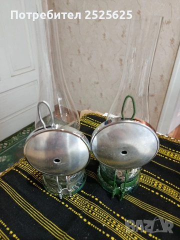 Стари газени лампи - номер 5, снимка 4 - Декорация за дома - 40447326