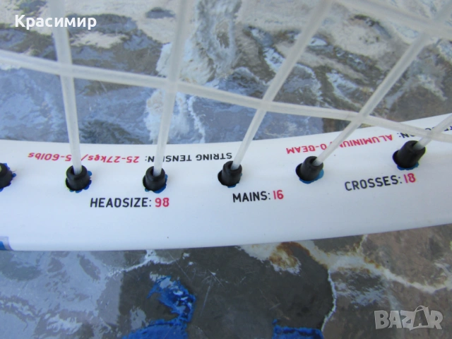 Тенис ракета Slazenger Type JX, снимка 9 - Тенис - 54360209