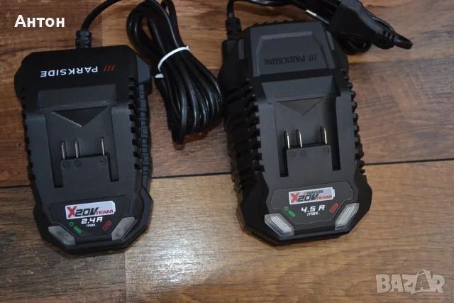 Нови зарядни устройства Parkside за батерии 20V, 2.4A и 4.5A
