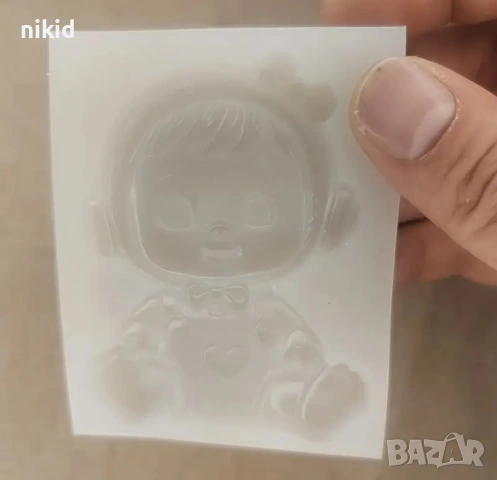 Сладко бебе Cry Baby Cry Babies Мини кукла силиконов молд форма фондан шоколад смола гипс, снимка 3 - Форми - 54983950
