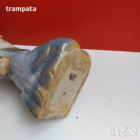 НАЙ ДОБРАТА ОФЕРТА Голяма керамична / Порцеланова фигура на момче / 44см. , снимка 5 - Антикварни и старинни предмети - 54503255