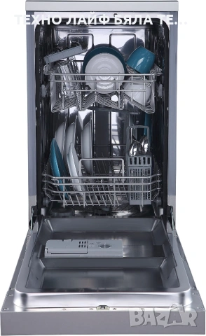 Свободно стояща съдомиялна HANSEATIC HG4585D107610HS, 10 комплекта, снимка 9 - Съдомиялни - 54155040