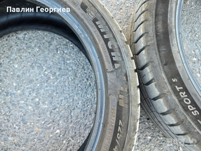 Michelin Pilot Sport 225 45 19, снимка 4 - Гуми и джанти - 55098588
