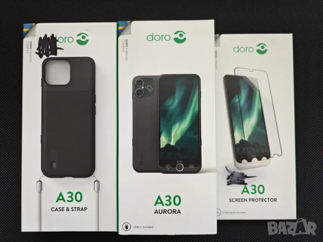 Нов Doro Aurora A30 Dual SIM (6GB/128GB) Графитен