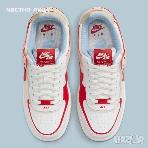 Най-ЯКИТЕ Nike Сникърси AF1 Shadow CI0919 108, снимка 2 - Маратонки - 55678507