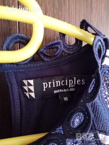 официален топ с тъмно синя дантела, снимка 7 - Корсети, бюстиета, топове - 54177336