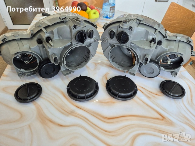 Неразличими от нови Оригинални фарове HELLA за Мерцедес С клас W203 спорт купе преди фейс , снимка 5 - Части - 54988793