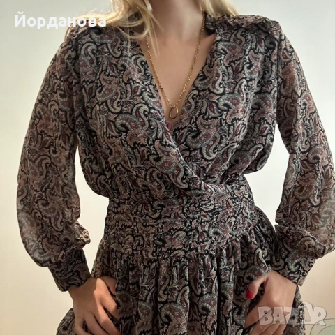 Рокля ZARA размер L, снимка 2 - Рокли - 54392331