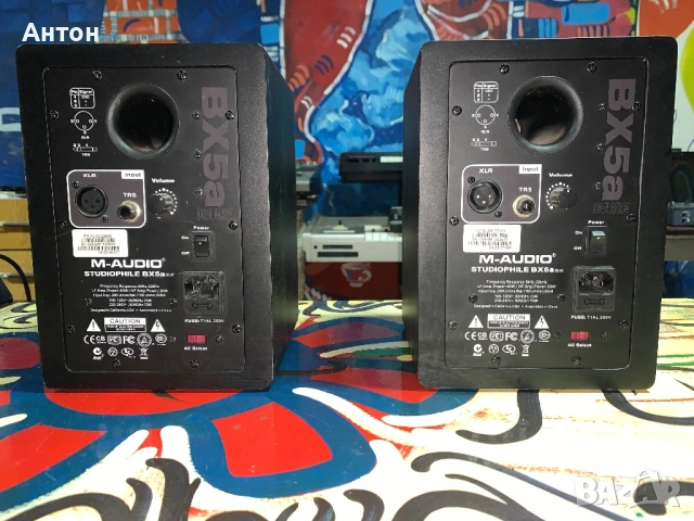 2 x M audio BX5a Deluxe Мониторни Активни Тонколони / Active Speakers, снимка 10 - Тонколони - 54557047