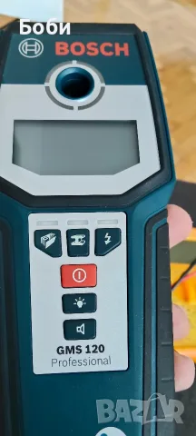 Детектор Bosch GMS 120 , снимка 3 - Други инструменти - 55627904