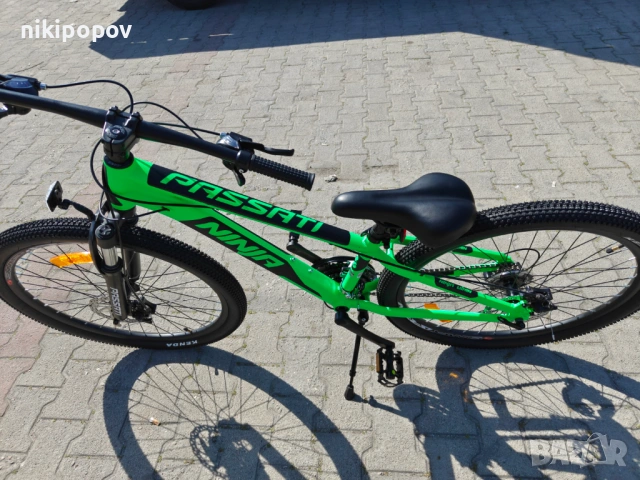 BG Алуминиев велосипед 26" NINJA зелен, снимка 8 - Велосипеди - 54334972