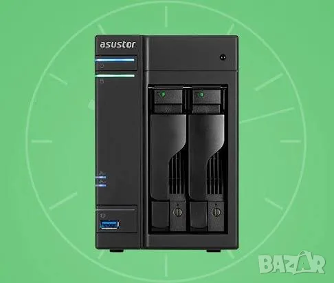 Asustor AS6102T NAS Сторидж Intel J3060/4GB RAM/2xGB LAN, снимка 2 - Други - 55559754
