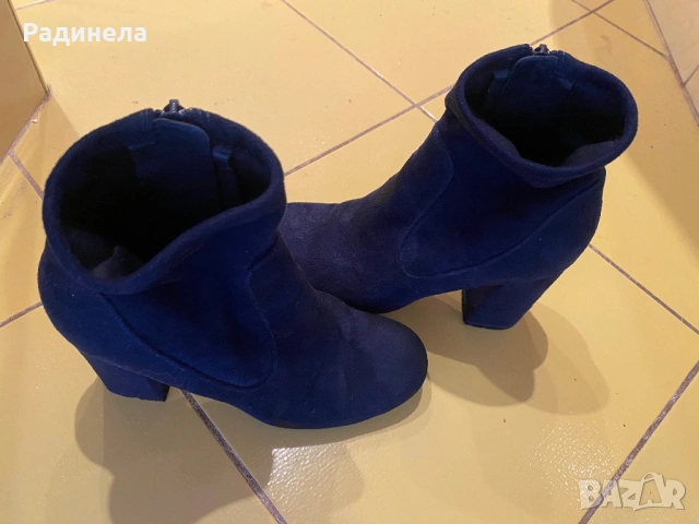 Велурени боти, снимка 3 - Дамски боти - 54498710