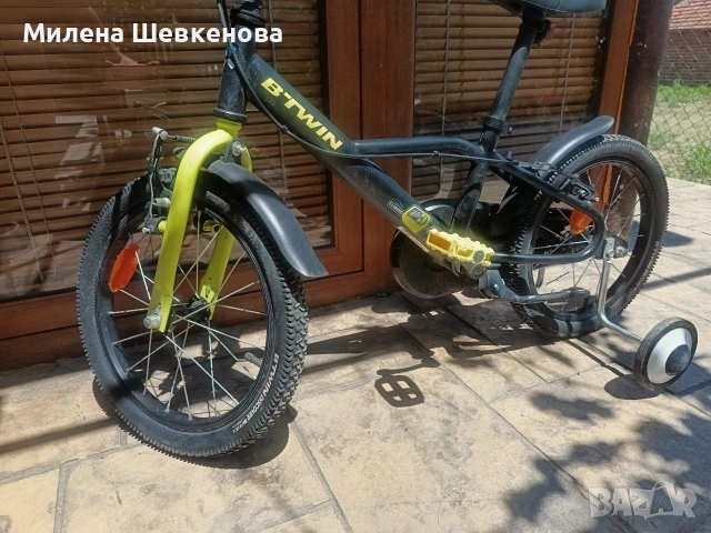 Детски велосипед B'Twin Dark Hero 500, снимка 5 - Детски велосипеди, триколки и коли - 55241112